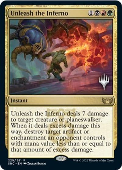 Unleash the Inferno Promo Pack: Streets of New Capenna Magic card