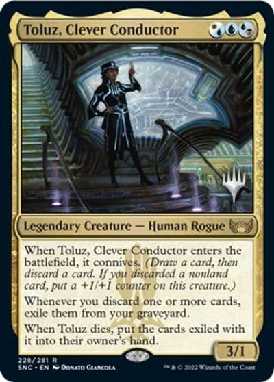 Toluz Clever Conductor Promo Pack: Streets of New Capenna Magic card