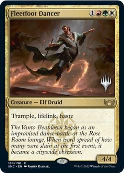 Fleetfoot Dancer Promo Pack: Streets of New Capenna Magic card
