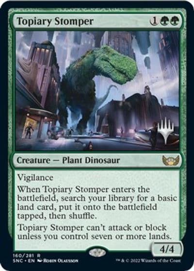 Topiary Stomper Promo Pack: Streets of New Capenna Magic card