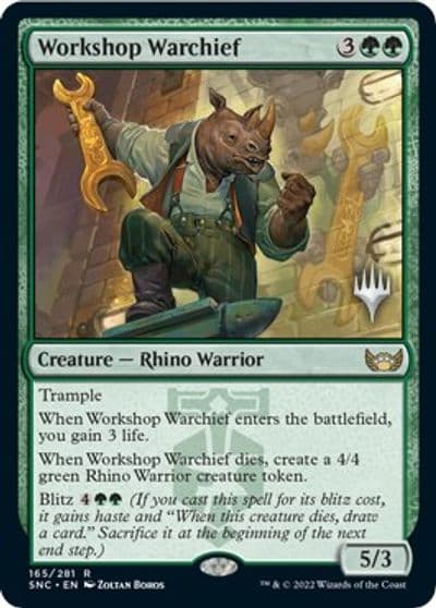 Workshop Warchief Promo Pack: Streets of New Capenna Magic card