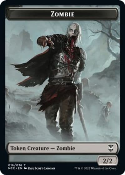Zombie Goat Double Sided Token Commander: Streets of New Capenna Magic card