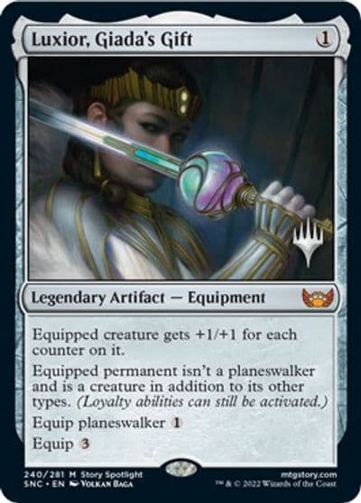Luxior Giadas Gift Promo Pack: Streets of New Capenna Magic card