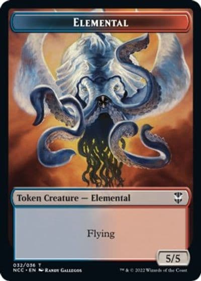 Elemental 032 Rogue Double Sided Token Commander: Streets of New Capenna Magic card