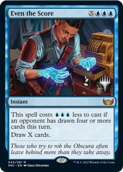 Even the Score Promo Pack: Streets of New Capenna Magic card