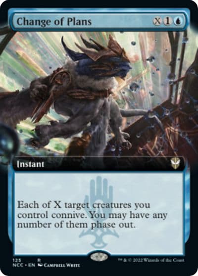 Change of Plans Extended Art Commander: Streets of New Capenna Magic card