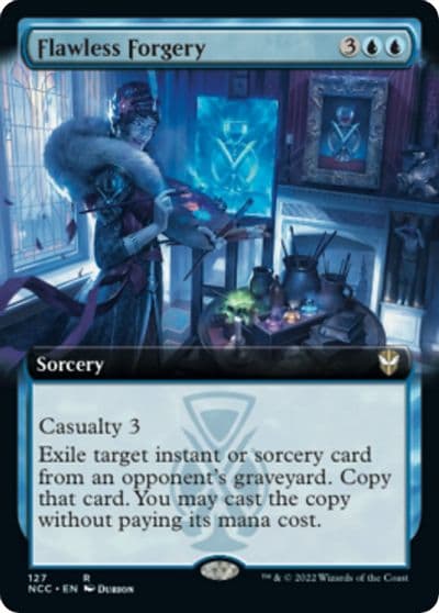 Flawless Forgery Extended Art Commander: Streets of New Capenna Magic card