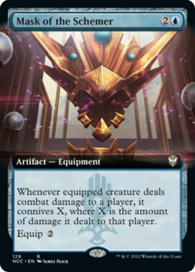 Mask of the Schemer Extended Art Commander: Streets of New Capenna Magic card