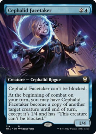 Cephalid Facetaker Extended Art Commander: Streets of New Capenna Magic card
