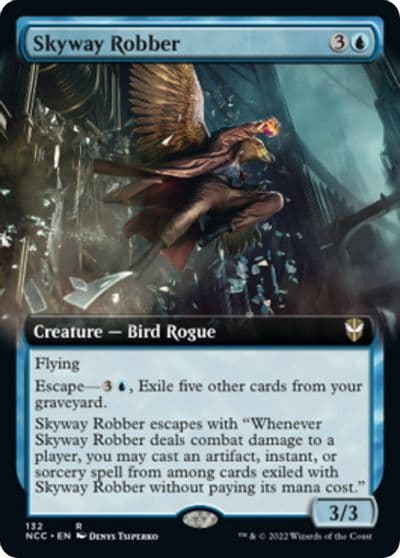 Skyway Robber Extended Art Commander: Streets of New Capenna Magic card
