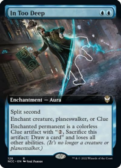 In Too Deep Extended Art Commander: Streets of New Capenna Magic card
