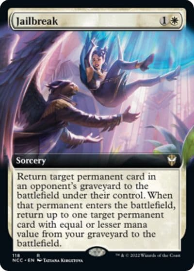 Jailbreak Extended Art Commander: Streets of New Capenna Magic card