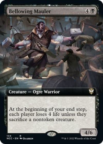 Bellowing Mauler Extended Art Commander: Streets of New Capenna Magic card