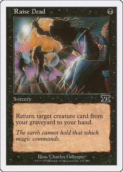 Raise Dead Classic Sixth Edition Magic card