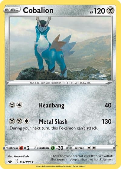 Cobalion Deck Exclusives Pokemon card