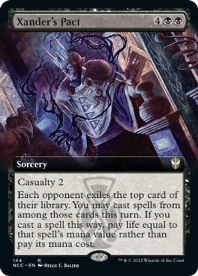 Xanders Pact Extended Art Commander: Streets of New Capenna Magic card