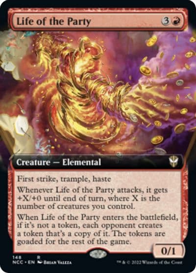 Life of the Party Extended Art Commander: Streets of New Capenna Magic card