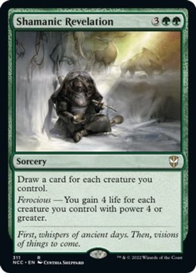 Shamanic Revelation Commander: Streets of New Capenna Magic card
