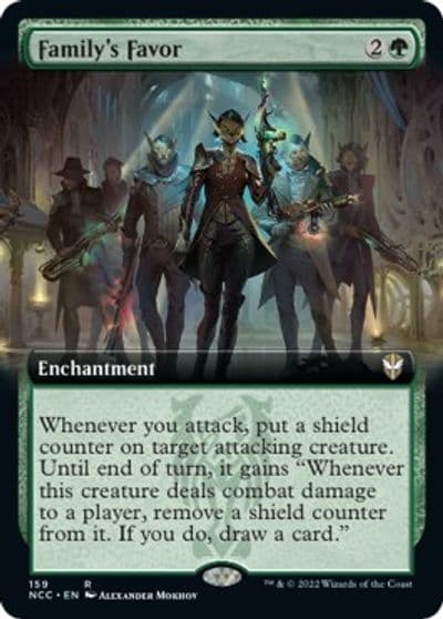 Familys Favor Extended Art Commander: Streets of New Capenna Magic card