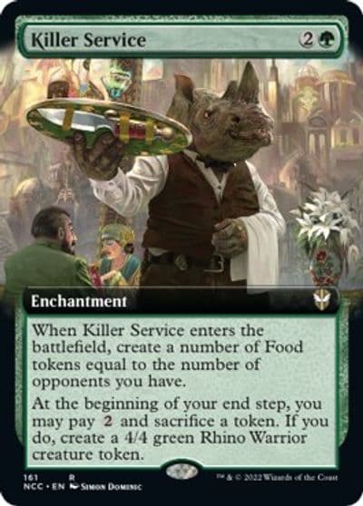 Killer Service Extended Art Commander: Streets of New Capenna Magic card