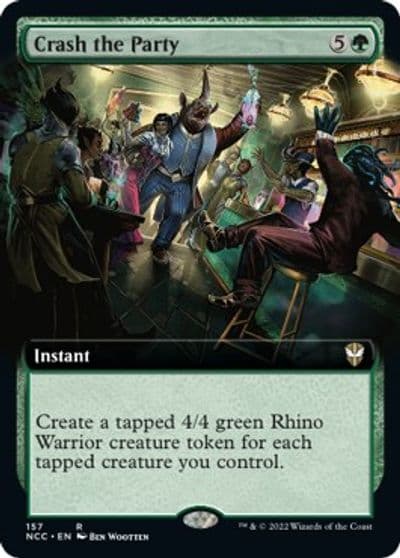 Crash the Party Extended Art Commander: Streets of New Capenna Magic card