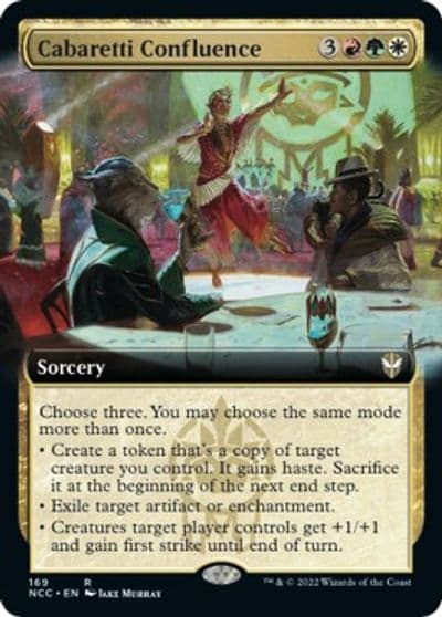 Cabaretti Confluence Extended Art Commander: Streets of New Capenna Magic card