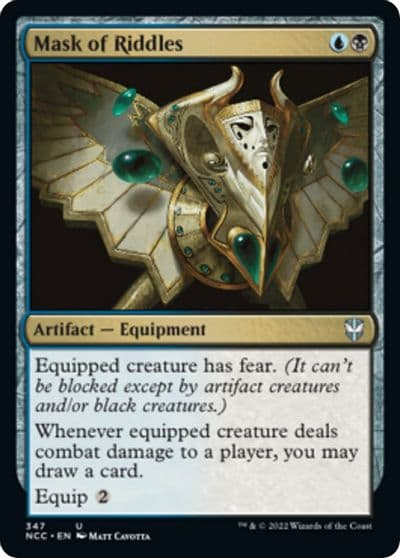 Mask of Riddles Commander: Streets of New Capenna Magic card