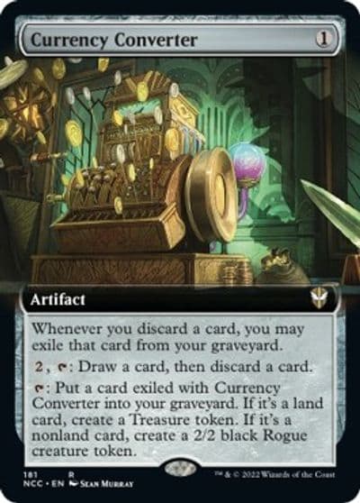 Currency Converter Extended Art Commander: Streets of New Capenna Magic card