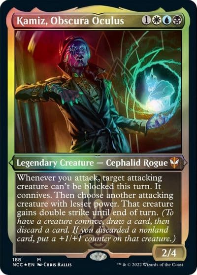 Kamiz Obscura Oculus Display Commander Thick Stock Commander: Streets of New Capenna Magic card