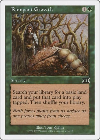 Rampant Growth Classic Sixth Edition Magic card