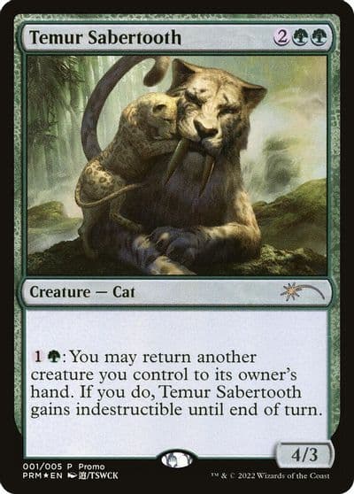 Temur Sabertooth Unique and Miscellaneous Promos Magic card