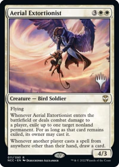 Aerial Extortionist Promo Pack: Streets of New Capenna Magic card