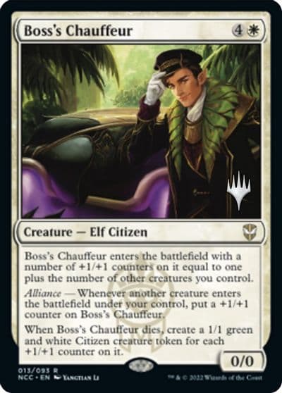 Bosss Chauffeur Promo Pack: Streets of New Capenna Magic card