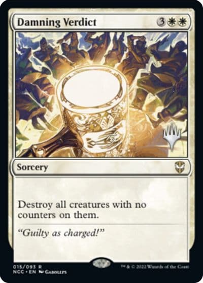 Damning Verdict Promo Pack: Streets of New Capenna Magic card