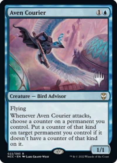 Aven Courier Promo Pack: Streets of New Capenna Magic card