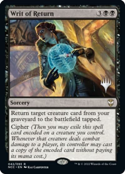 Writ of Return Promo Pack: Streets of New Capenna Magic card