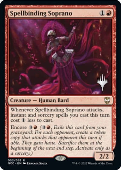 Spellbinding Soprano Promo Pack: Streets of New Capenna Magic card