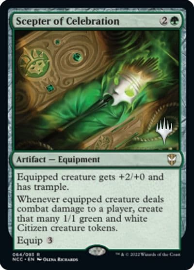 Scepter of Celebration Promo Pack: Streets of New Capenna Magic card