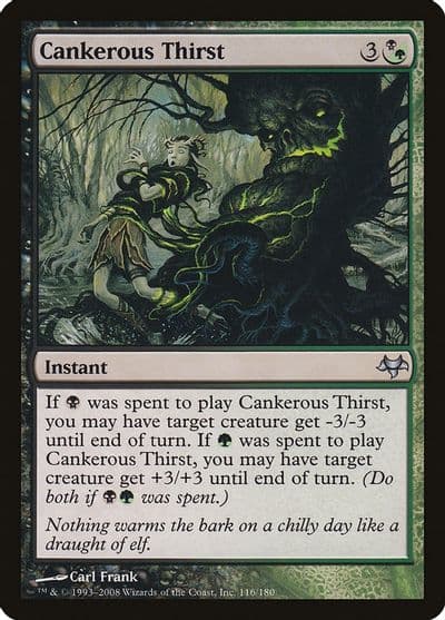 Cankerous Thirst Eventide Magic card