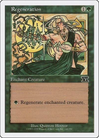 Regeneration Classic Sixth Edition Magic card