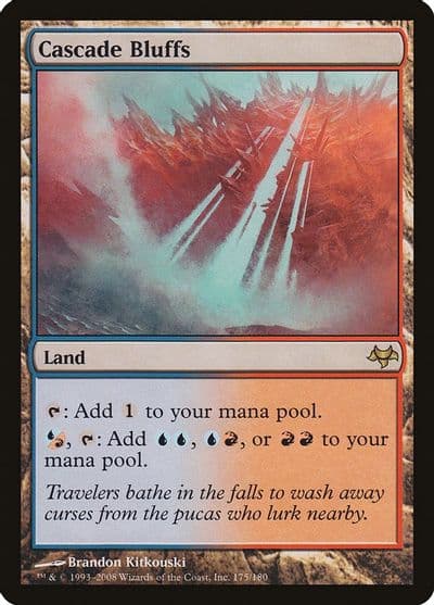 Cascade Bluffs Eventide Magic card