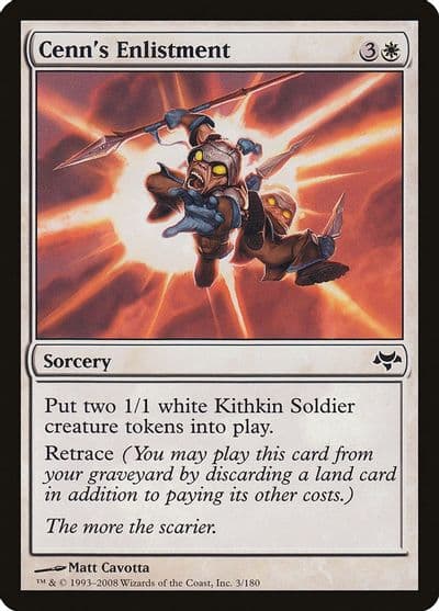 Cenns Enlistment Eventide Magic card