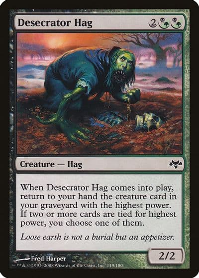 Desecrator Hag Eventide Magic card
