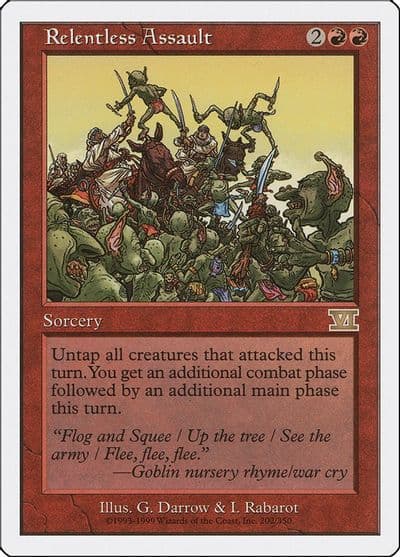 Relentless Assault Classic Sixth Edition Magic card