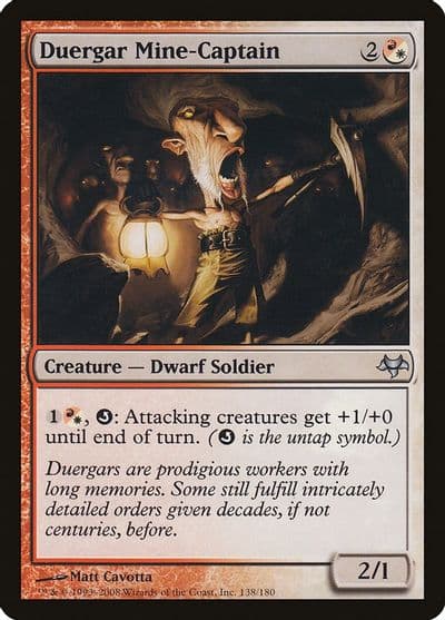 Duergar Mine Captain Eventide Magic card