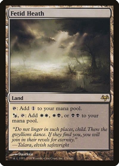 Fetid Heath Eventide Magic card