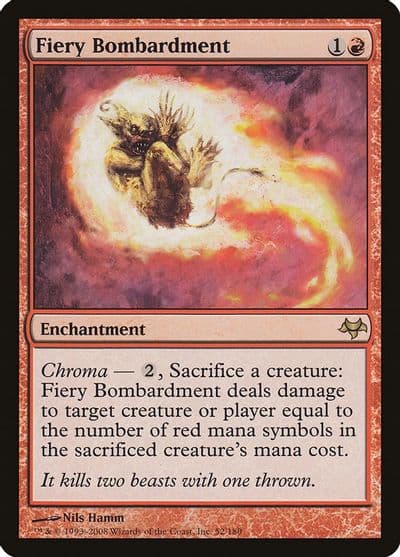 Fiery Bombardment Eventide Magic card