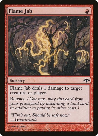 Flame Jab Eventide Magic card