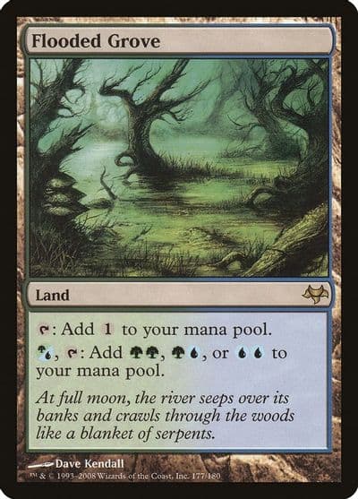 Flooded Grove Eventide Magic card