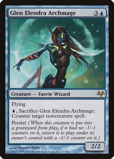 Glen Elendra Archmage Eventide Magic card